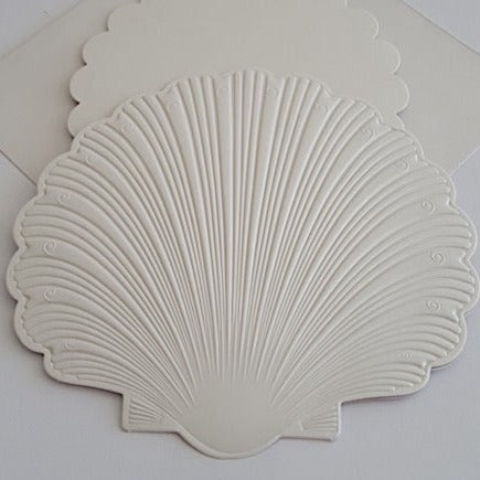 Wedding Invitation - White Shell