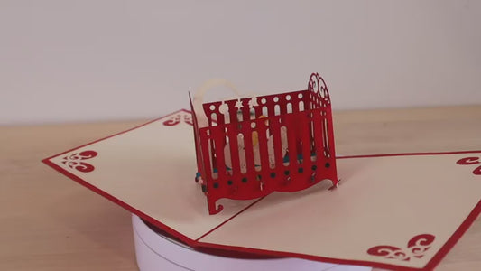 Baby Cot Red